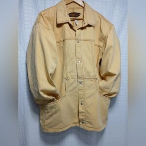 Umen Vintage Chore / Barn Full Snap  Jacket. Size L